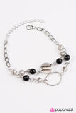 Paparazzi "Moonlit Beaches" Black Bracelet Paparazzi Jewelry