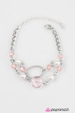 Paparazzi "Moonlit Beaches" Pink Bracelet Paparazzi Jewelry