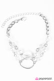Paparazzi "Moonlit Beaches" White Bracelet Paparazzi Jewelry