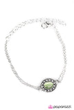 Paparazzi "Moonlit Pools - Green" bracelet Paparazzi Jewelry