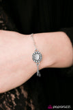 Paparazzi "Moonlit Pools - White" bracelet Paparazzi Jewelry