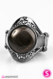 Paparazzi "MOON Over! - Black" ring Paparazzi Jewelry
