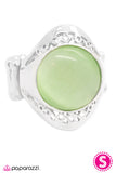 Paparazzi "MOON Over!" Green Ring Paparazzi Jewelry