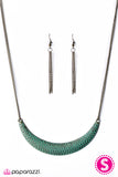 Paparazzi "MOONsoon Season - Blue" necklace Paparazzi Jewelry