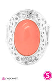 Paparazzi "Moons Over Miami - Orange" ring Paparazzi Jewelry