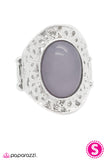 Paparazzi "Moons Over Miami - Silver" ring Paparazzi Jewelry