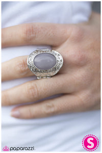 Paparazzi "Moons Over Miami - Silver" ring Paparazzi Jewelry