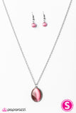 Paparazzi "MOON Swings" Pink Necklace & Earring Set Paparazzi Jewelry