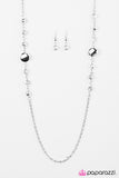 Paparazzi "More Mimosas - Silver" necklace Paparazzi Jewelry