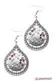 Paparazzi "Morning Dew" Purple Earrings Paparazzi Jewelry