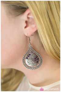 Paparazzi "Morning Dew" Purple Earrings Paparazzi Jewelry