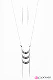 Paparazzi "Morning, MOON, and Night - Black" necklace Paparazzi Jewelry