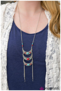 Paparazzi "Morning, MOON, and Night - Multi" necklace Paparazzi Jewelry