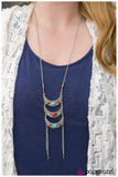 Paparazzi "Morning, MOON, and Night - Multi" necklace Paparazzi Jewelry