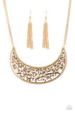 Paparazzi "Moroccan Moon - Gold" necklace Paparazzi Jewelry