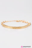 Paparazzi "Mother Knows Best - Gold" bracelet Paparazzi Jewelry