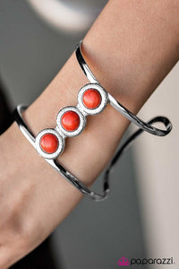 Paparazzi "Mountain Air - Orange" bracelet Paparazzi Jewelry