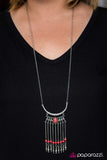 Paparazzi "Mountain Beauty - Red" necklace Paparazzi Jewelry