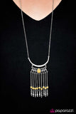 Paparazzi "Mountain Beauty - Yellow" necklace Paparazzi Jewelry