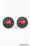 Paparazzi "Mountain Majesty - Red" earring Paparazzi Jewelry