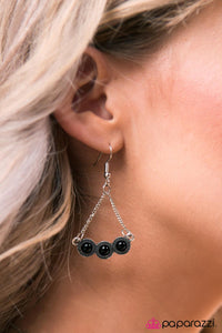 Paparazzi "Mountain Music" Black Earrings Paparazzi Jewelry