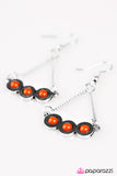 Paparazzi "Mountain Music - Orange" earring Paparazzi Jewelry