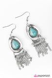 Paparazzi "Mountain Rain - Blue" earring Paparazzi Jewelry