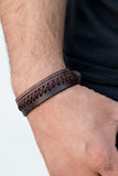 Paparazzi "Mountain Ridge - Brown" bracelet Paparazzi Jewelry
