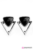Paparazzi "Mountain Shine" Black Post Earrings Paparazzi Jewelry