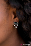 Paparazzi "Mountain Shine" Black Post Earrings Paparazzi Jewelry