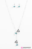 Paparazzi "Mountain Tour - Blue" necklace Paparazzi Jewelry