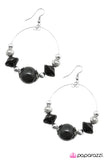 Paparazzi "Move Along" Black Earrings Paparazzi Jewelry