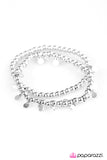 Paparazzi "Move It Or Lose It - Silver" bracelet Paparazzi Jewelry