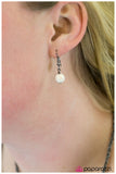 Paparazzi "Mrs. Flintstone - White" necklace Paparazzi Jewelry