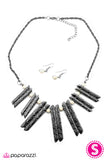 Paparazzi "Mrs. Flintstone - White" necklace Paparazzi Jewelry