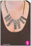 Paparazzi "Mrs. Flintstone - White" necklace Paparazzi Jewelry