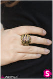 Paparazzi "Mrs. Harry Winston - Brass" ring Paparazzi Jewelry
