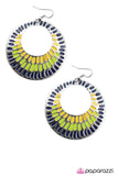 Paparazzi "Mrs. Peacock" earring Paparazzi Jewelry