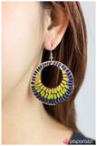 Paparazzi "Mrs. Peacock" earring Paparazzi Jewelry
