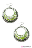 Paparazzi "Mrs. Peacock - Multi" earring Paparazzi Jewelry