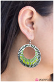 Paparazzi "Mrs. Peacock - Multi" earring Paparazzi Jewelry