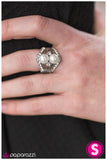 Paparazzi "Ms. Marvelous - White" ring Paparazzi Jewelry