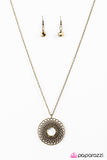 Paparazzi "Musical Medallion - Multi " necklace Paparazzi Jewelry