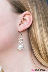 Paparazzi "Musical Muse" White Earrings Paparazzi Jewelry