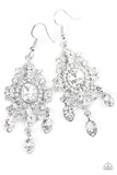 Paparazzi "Must Be Royal" White Earrings Paparazzi Jewelry