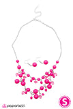 Paparazzi "My Best Friends Wedding" Pink Necklace & Earring Set Paparazzi Jewelry