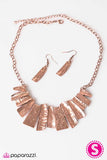 Paparazzi "My Cave, My Rules!" Necklace & Earring Set Paparazzi Jewelry