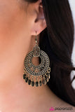 Paparazzi "My CHIME to Shine - Brass" earring Paparazzi Jewelry