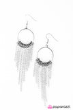 Paparazzi "My Claim To Fame - Silver" earring Paparazzi Jewelry