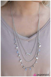 Paparazzi "My End and My Beginning - Blue" necklace Paparazzi Jewelry